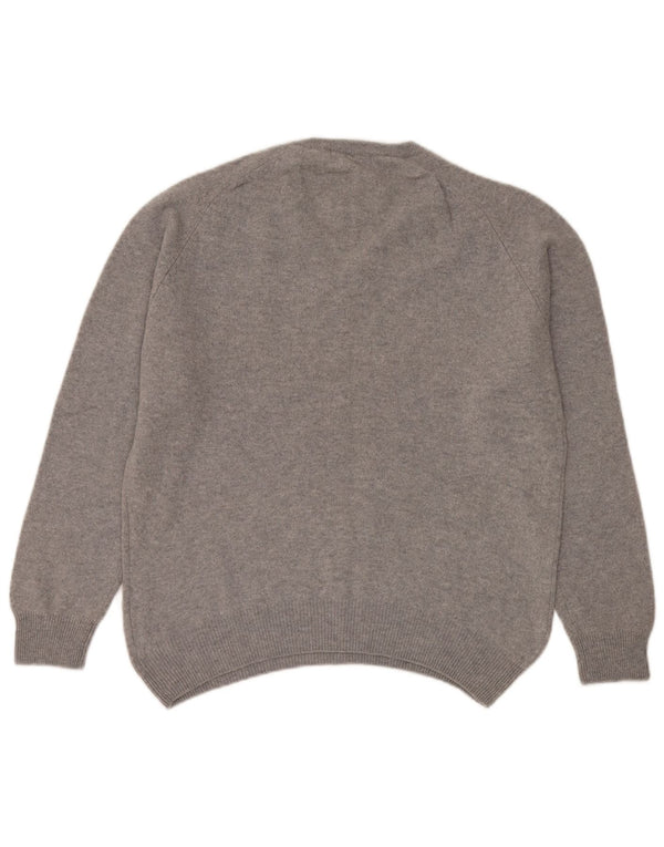 Maglione da donna Marks & Spencer con scollo a V blu Harbour UK 14 Grigio medio