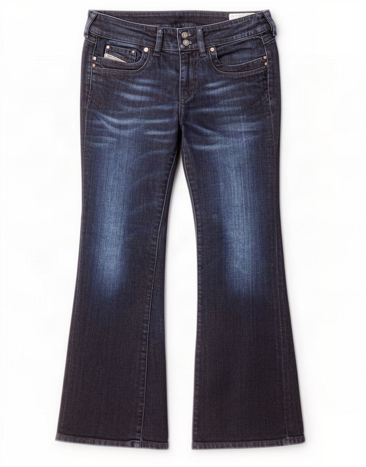 Jeans da donna Diesel Ronhar Bootcut W29 L30 cotone blu navy