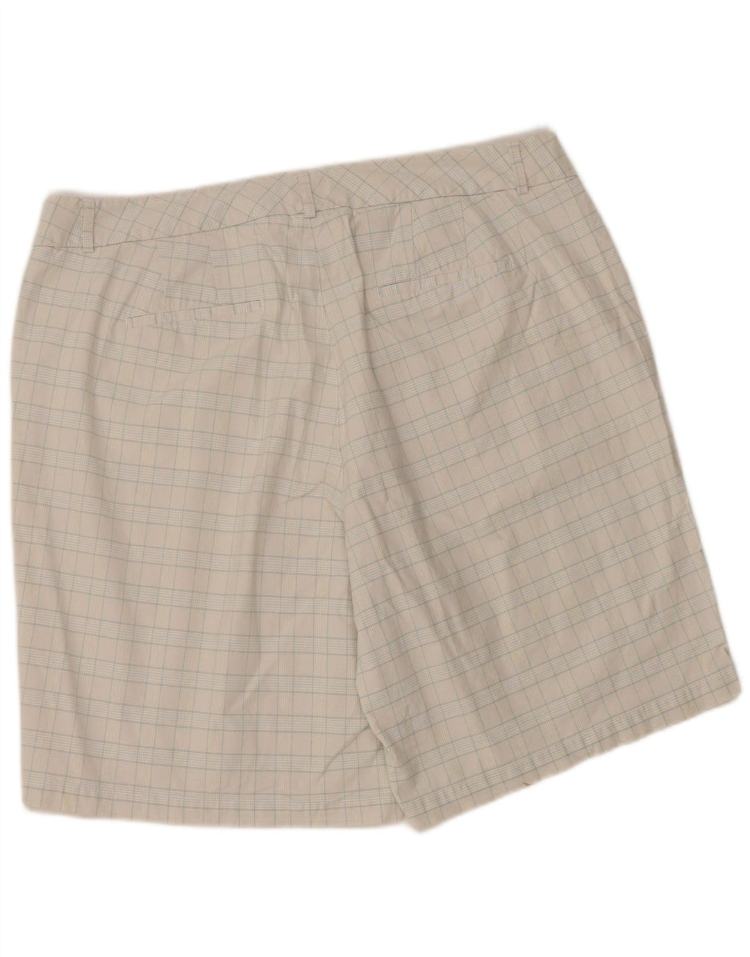 Bermuda da donna Dockers W38 XL scozzese bianco sporco
