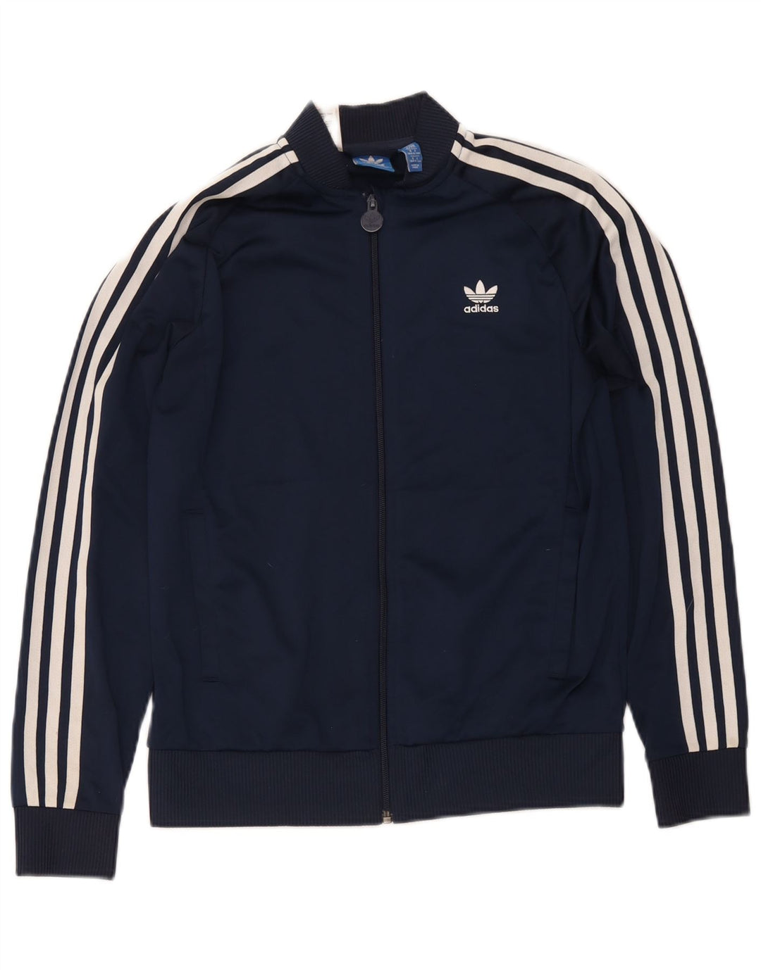Giacca da tuta da ragazzo Adidas 13-14 anni in poliestere blu navy