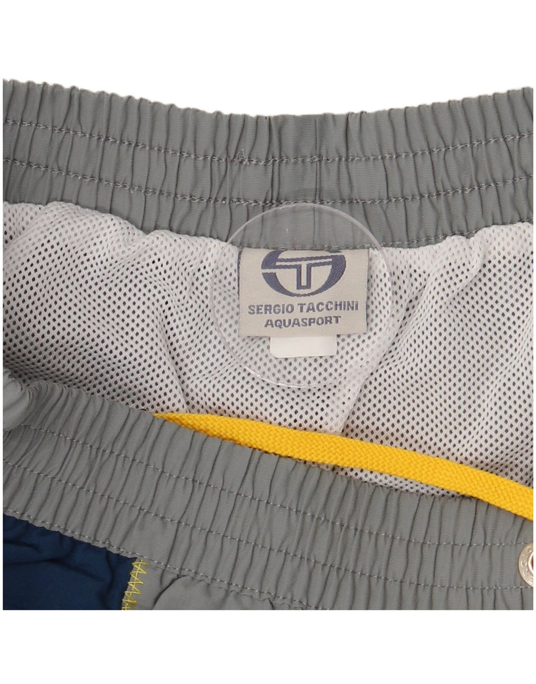 SERGIO TACCHINI Pantaloncini da bagno grafici da uomo XL Poliammide color block grigio