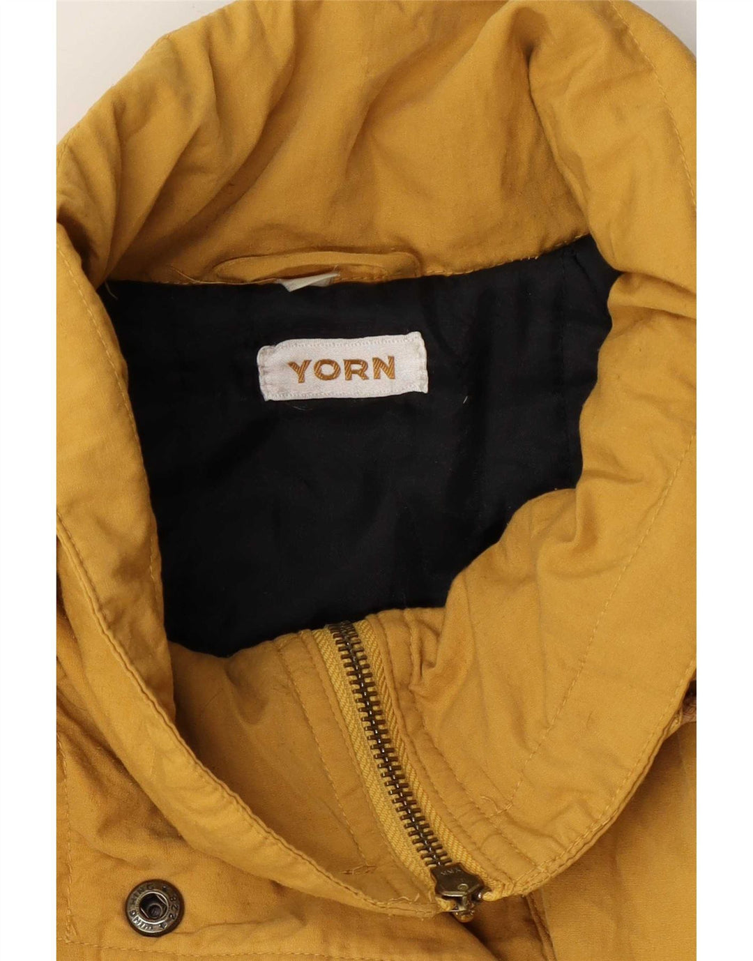 Cappotto giacca a vento da donna Yorn UK 16 grande giallo