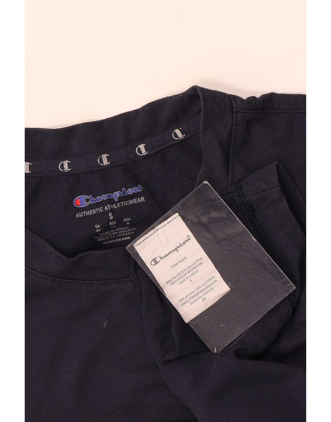 T-shirt Champion da uomo a maniche corte, vestibilità regolare, piccola, blu navy