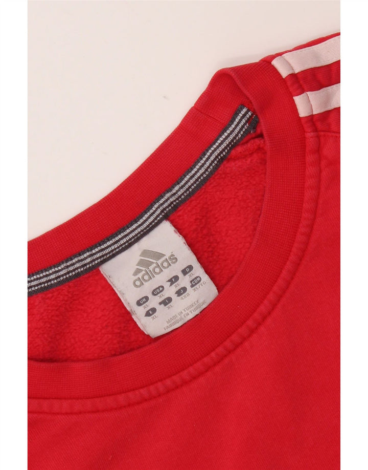 Felpa Adidas Uomo Maglione XL Rossa