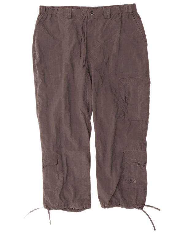 Pantaloni cargo dritti da donna The North Face Large W34 L24 nylon grigio