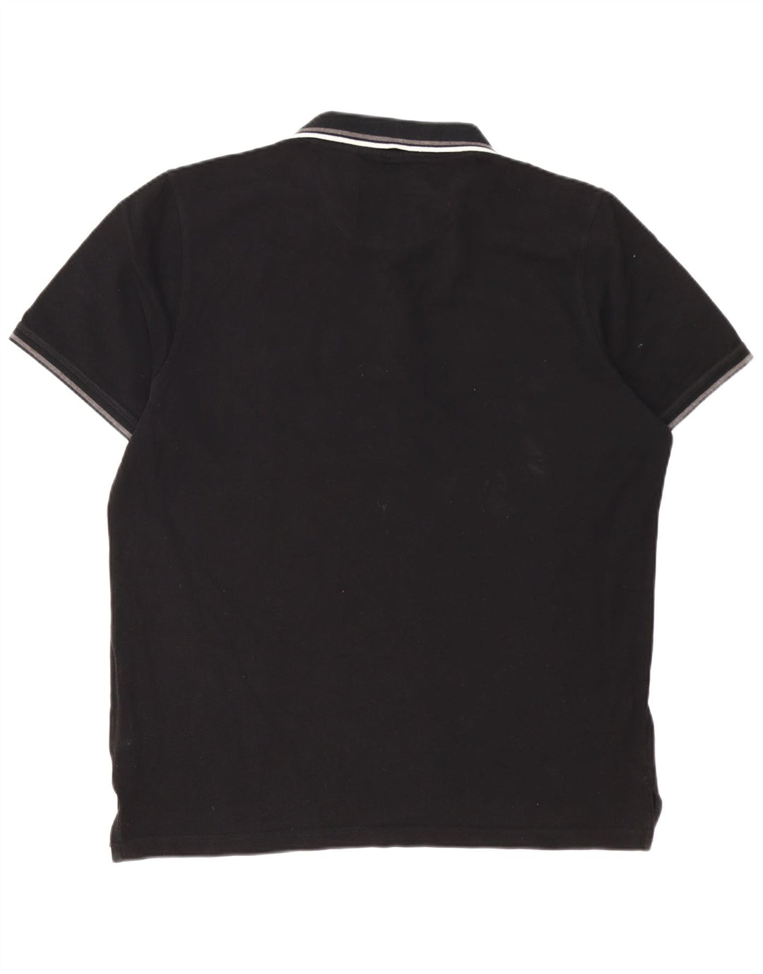 Polo regolare da uomo Pierre Cardin XL in cotone nero