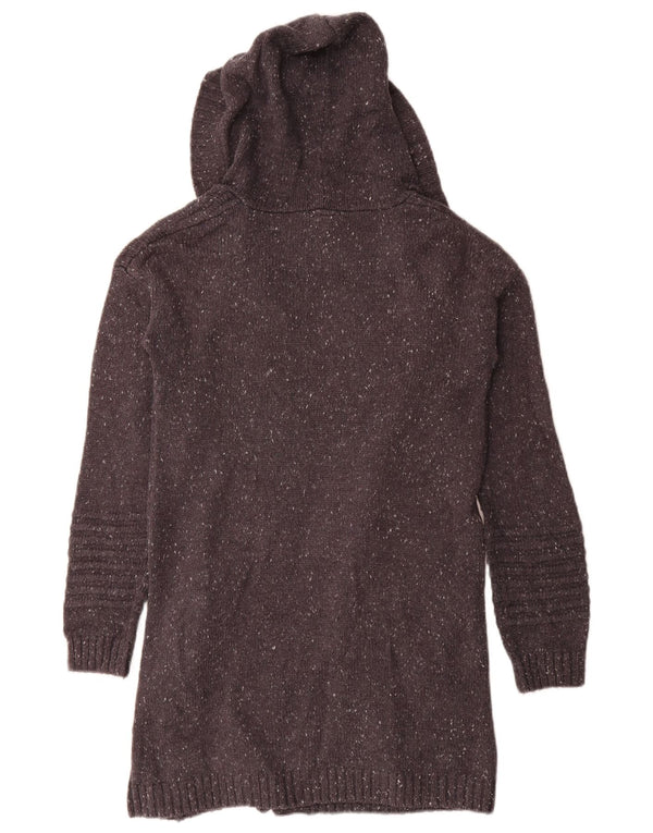 Maglione cardigan aperto lungo da donna Rip Curl UK 14 Grigio medio chiazzato