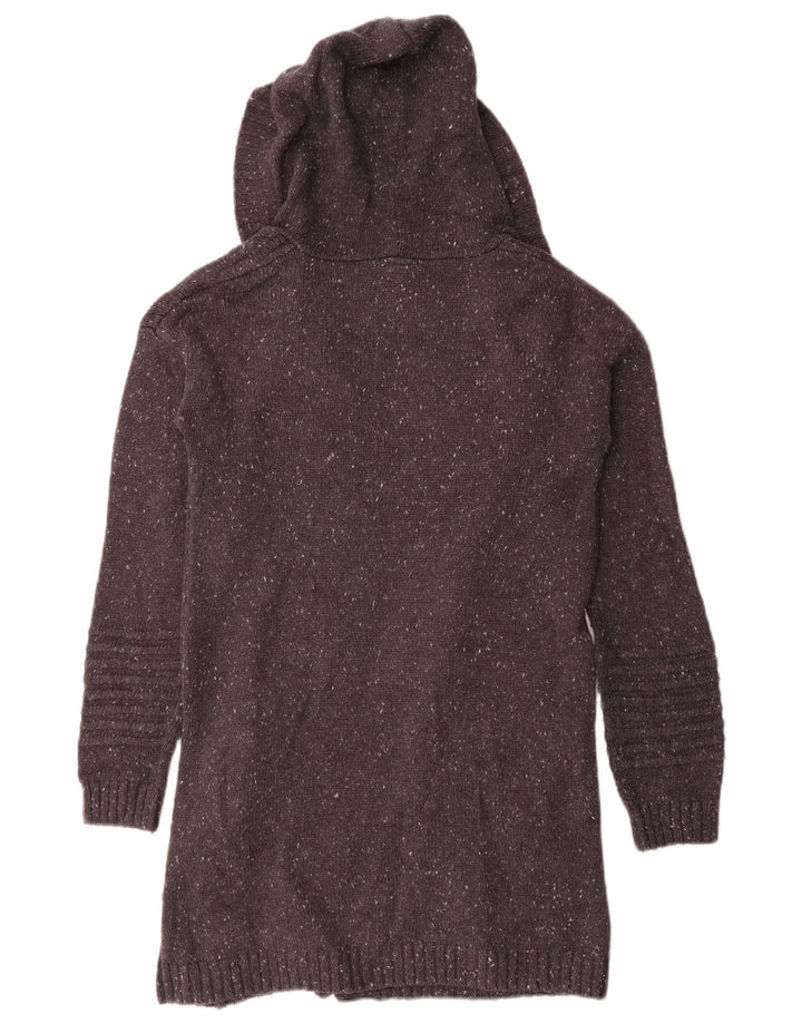 Maglione cardigan aperto lungo da donna Rip Curl UK 14 Grigio medio chiazzato