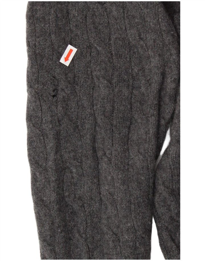 Polo Ralph Lauren Maglione girocollo da uomo in lana grigia XL