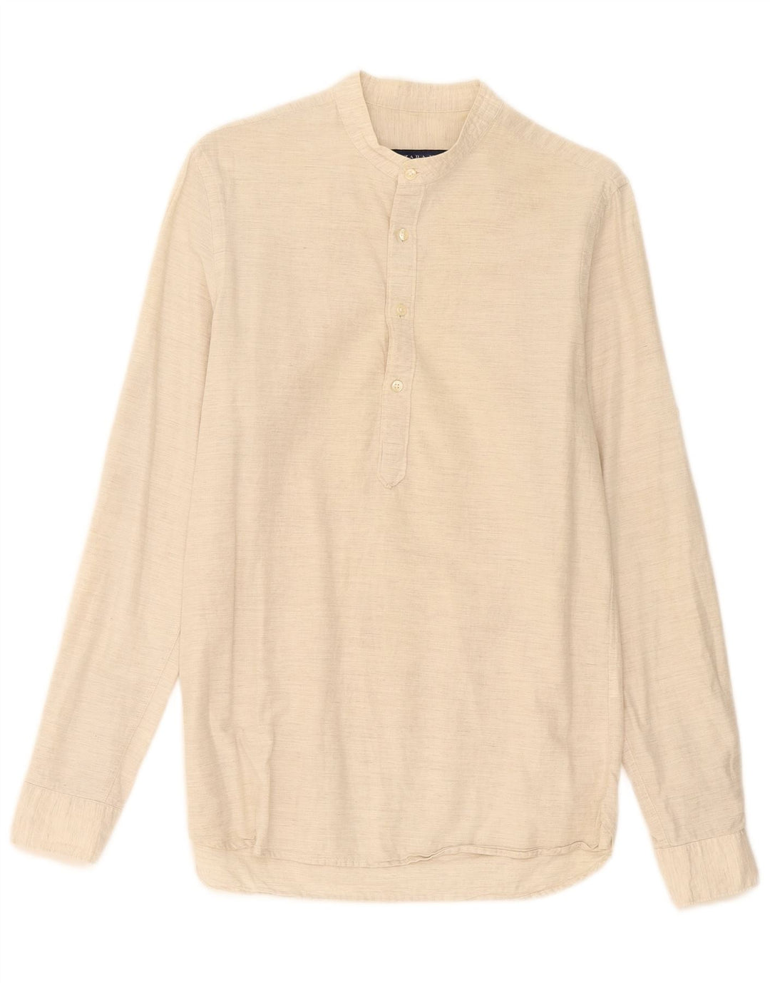 Camicia pullover slim fit da uomo Zara piccola beige