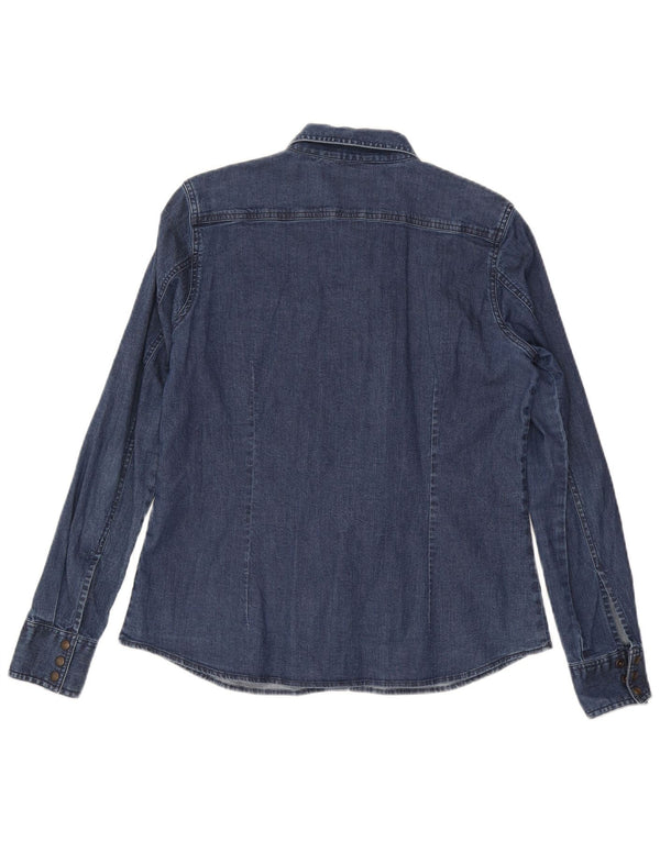 Camicia in denim da donna Carrera UK 14 grande cotone blu