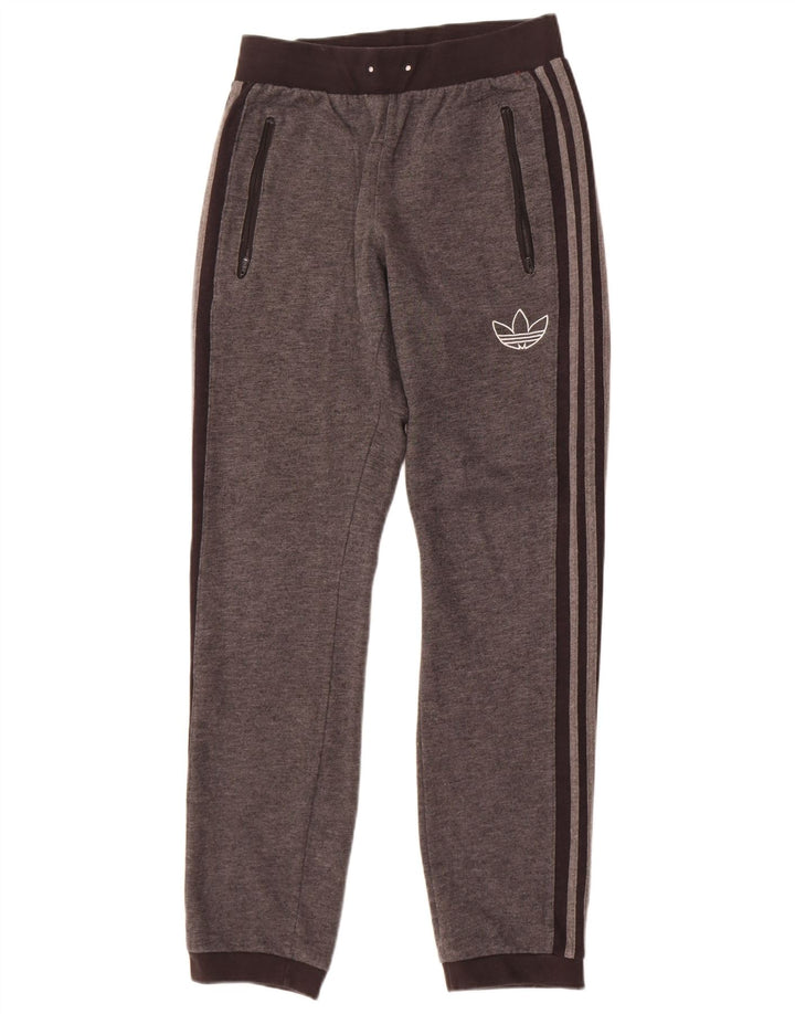 Pantaloni da tuta da uomo Adidas Joggers piccoli in cotone grigio