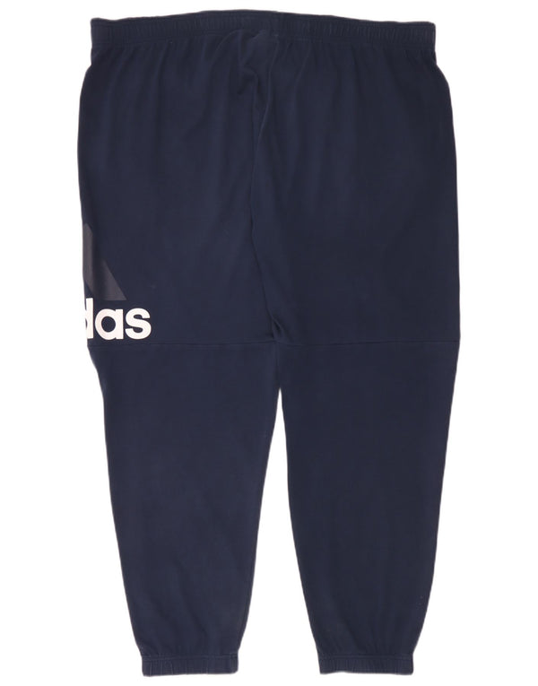 Pantaloni da tuta grafica da uomo Adidas Joggers 3XL cotone blu navy