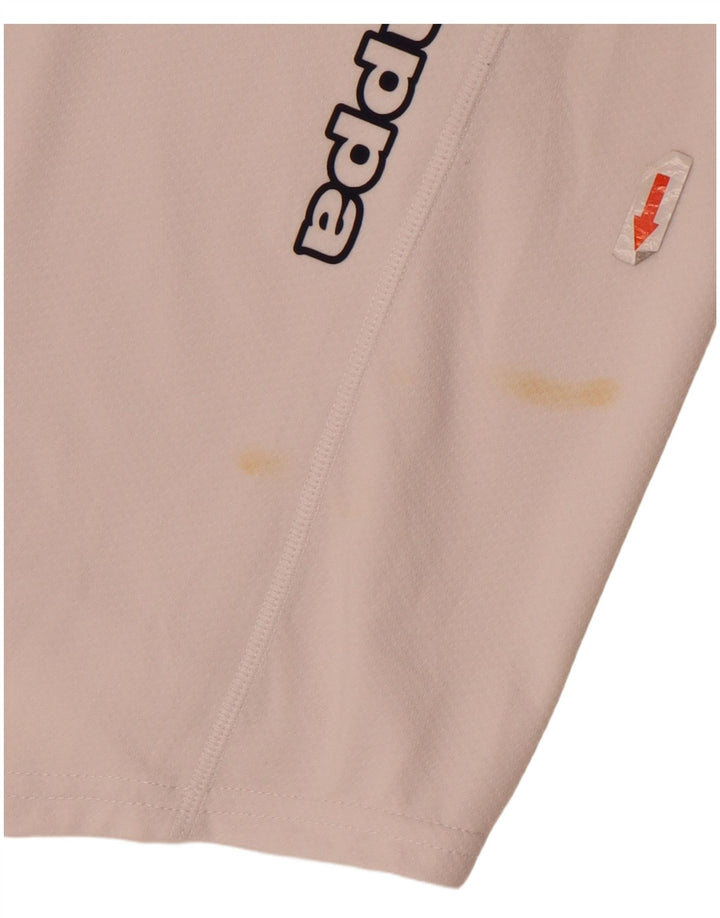 Polo grafica da uomo Kappa Large bianca