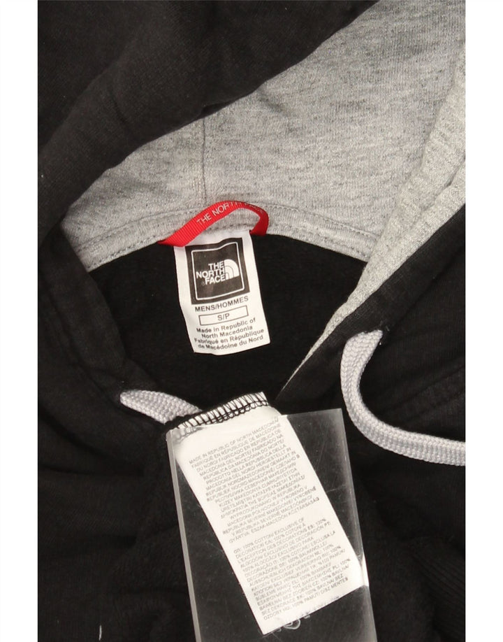 Felpa con cappuccio grafica da uomo The North Face piccola in cotone nero