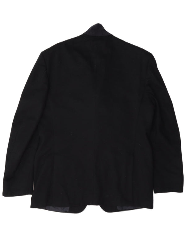 Giacca Blazer 2 Bottoni Trussardi Uomo IT 52 XL Blu Navy Lana