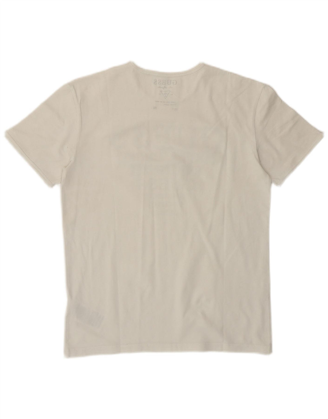 Guess T-shirt grafica da donna Top EU 38 Medium White Cotton Classic