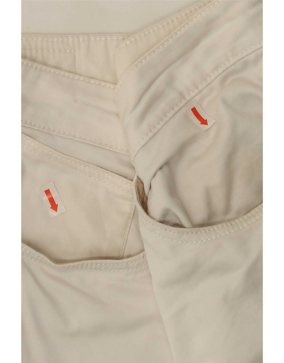 Pantaloni casual slim da uomo Zara EU 40 medi W31 L29 bianchi