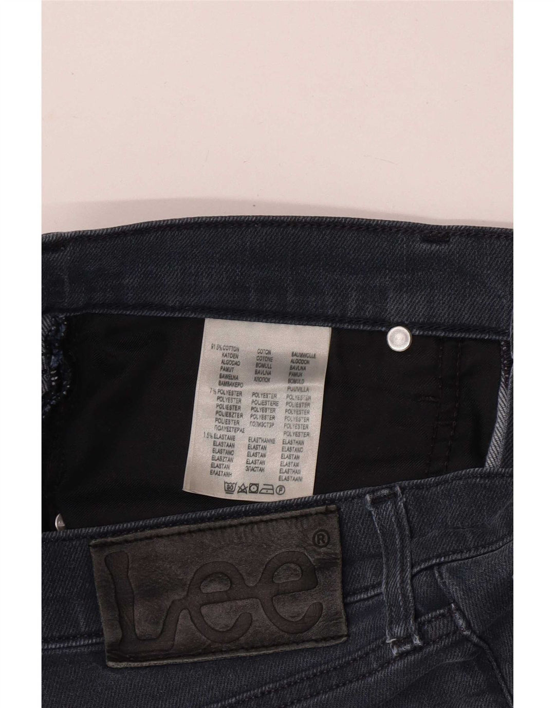 Jeans slim affusolati da donna Lee W31 L30 cotone blu