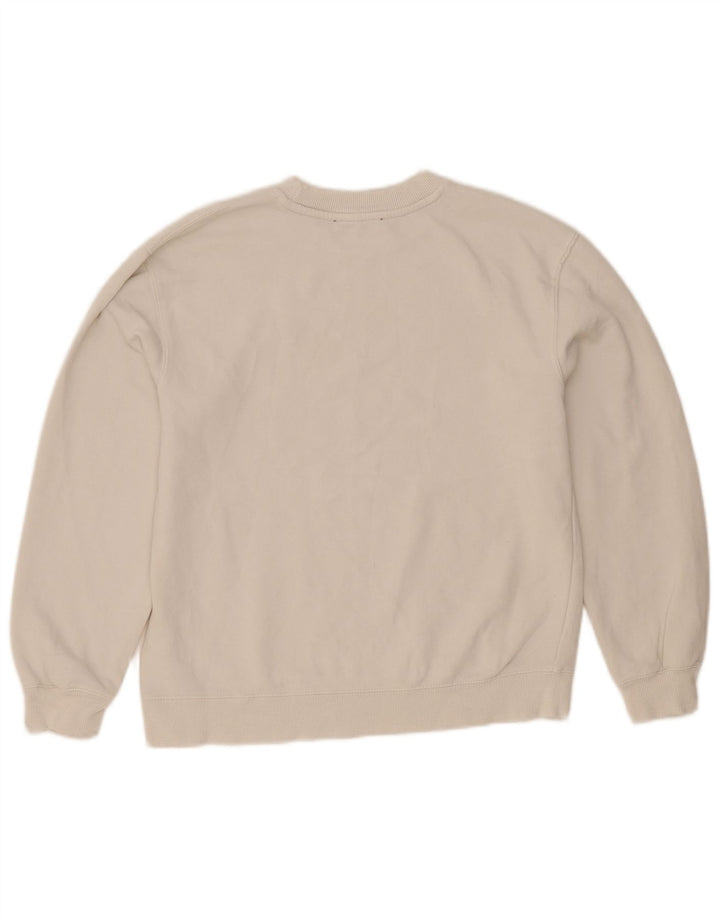Felpa corta da donna Zara UK 10 piccola bianca