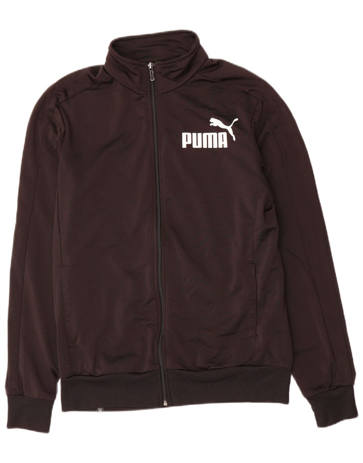Giacca da ginnastica grafica da uomo Puma media nera
