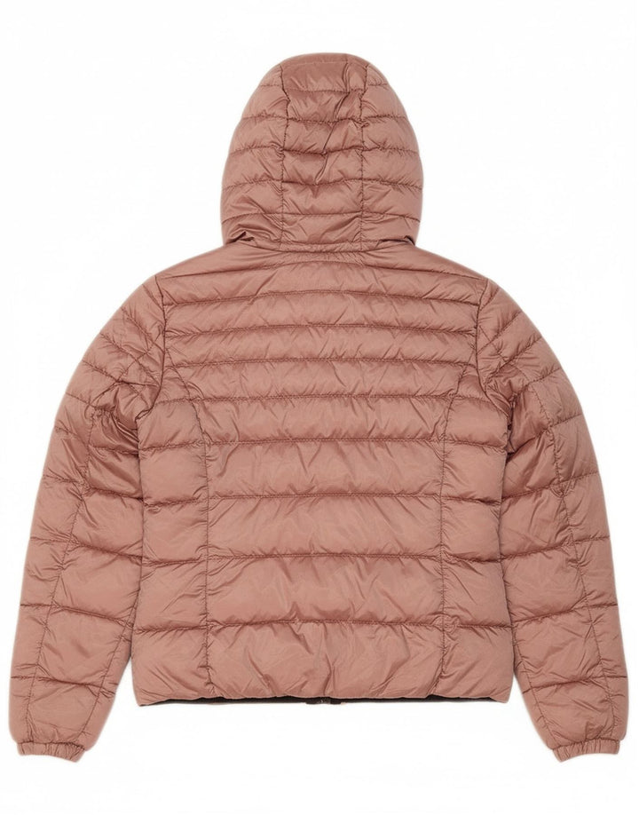 REFRIGIWEAR Womens Hooded Padded Jacket UK 10 Small Pink Polyester