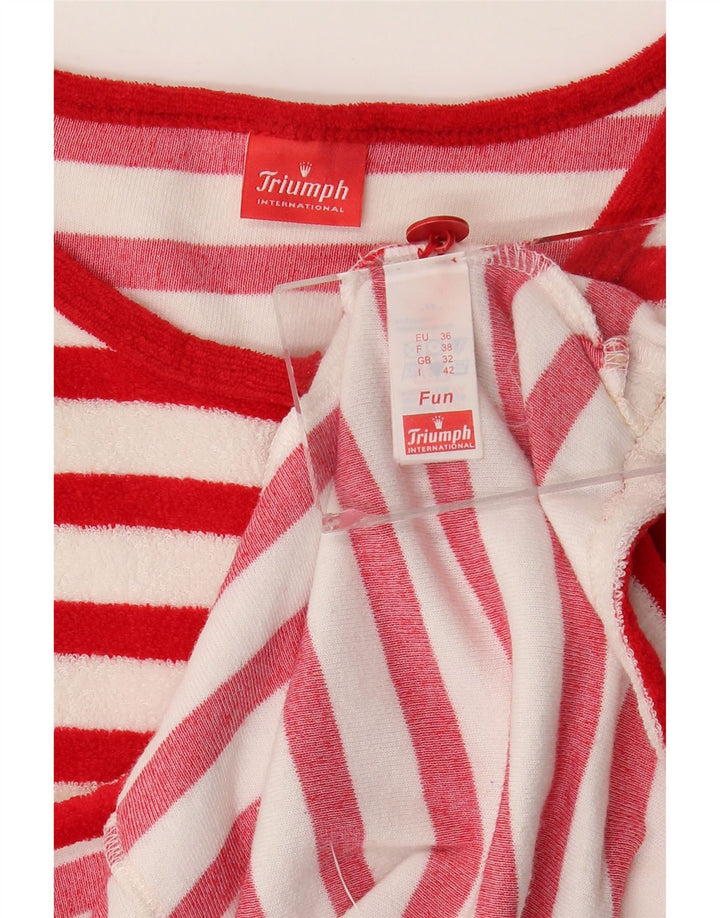 Abito T-shirt da donna Triumph IT 42 Cotone a righe rosse medie