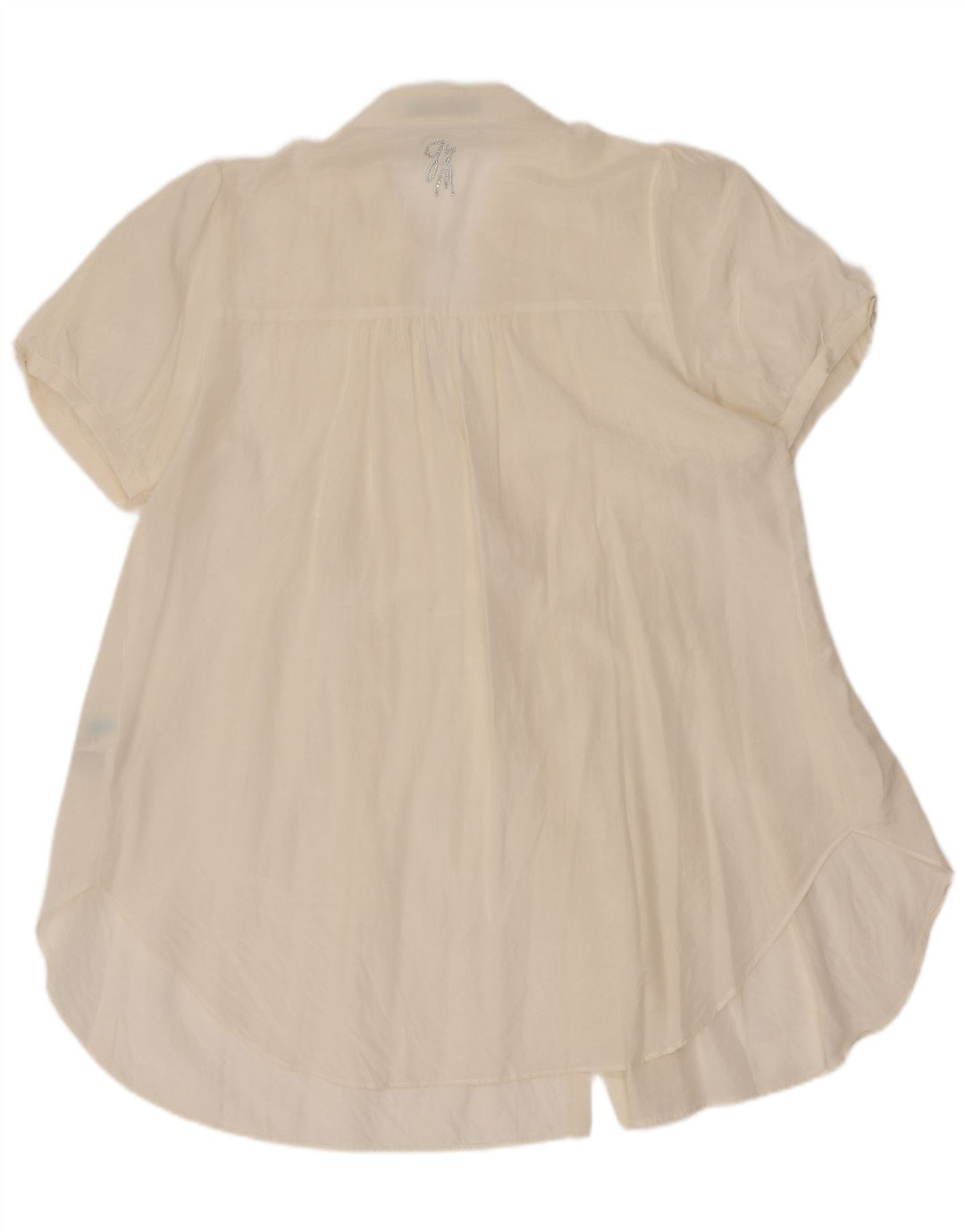 Guess By Marciano Camicia a maniche corte da donna Camicetta IT 44 Medio Bianco sporco