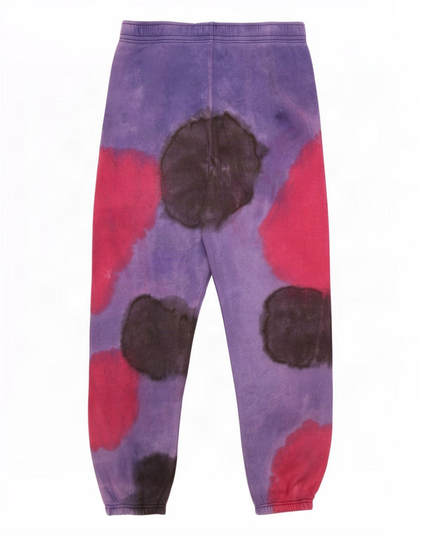 Pantaloni da tuta da donna Champion Joggers UK 18 XL Viola Tie Dye Cotton