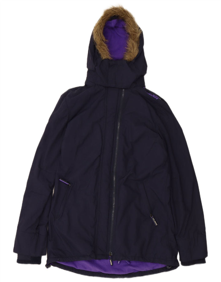 Giacca parka grafica da donna SUPERDRY The Windparka UK 18 XL blu navy