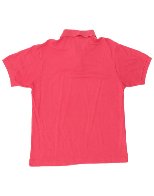 Polo da uomo Lacoste taglia 4 in cotone rosa medio