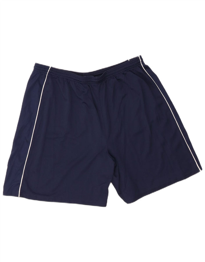 Pantaloncini sportivi da uomo Russell Athletic 2XL poliestere blu navy