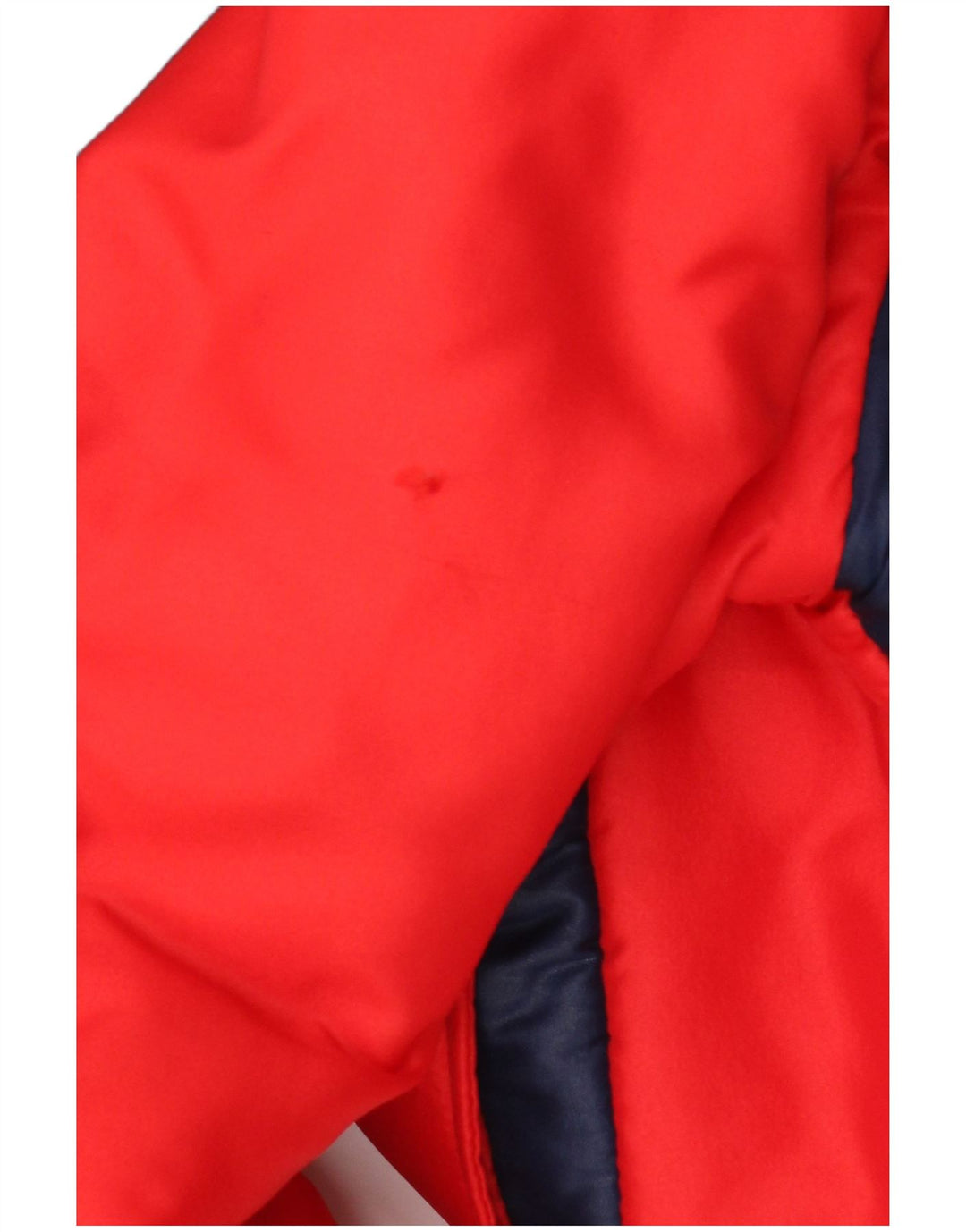 Giacca imbottita vintage da uomo IT 48 Medium Red Colourblock in poliammide
