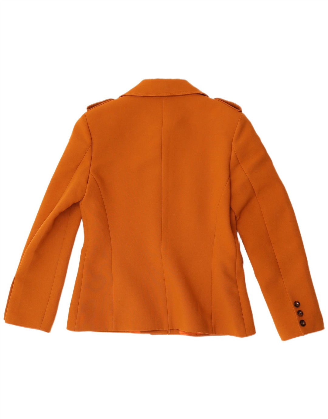 Giacca blazer militare a 6 bottoni da donna Swish IT 46 grande poliestere marrone