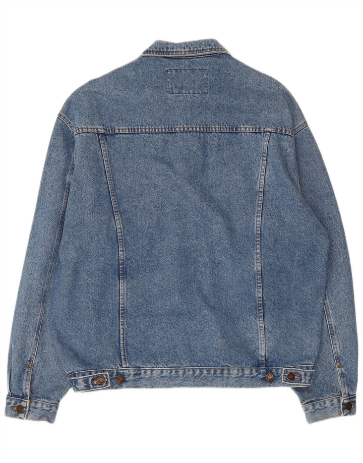 Casucci Giacca in denim da uomo UK 40 Large Blu Cotone