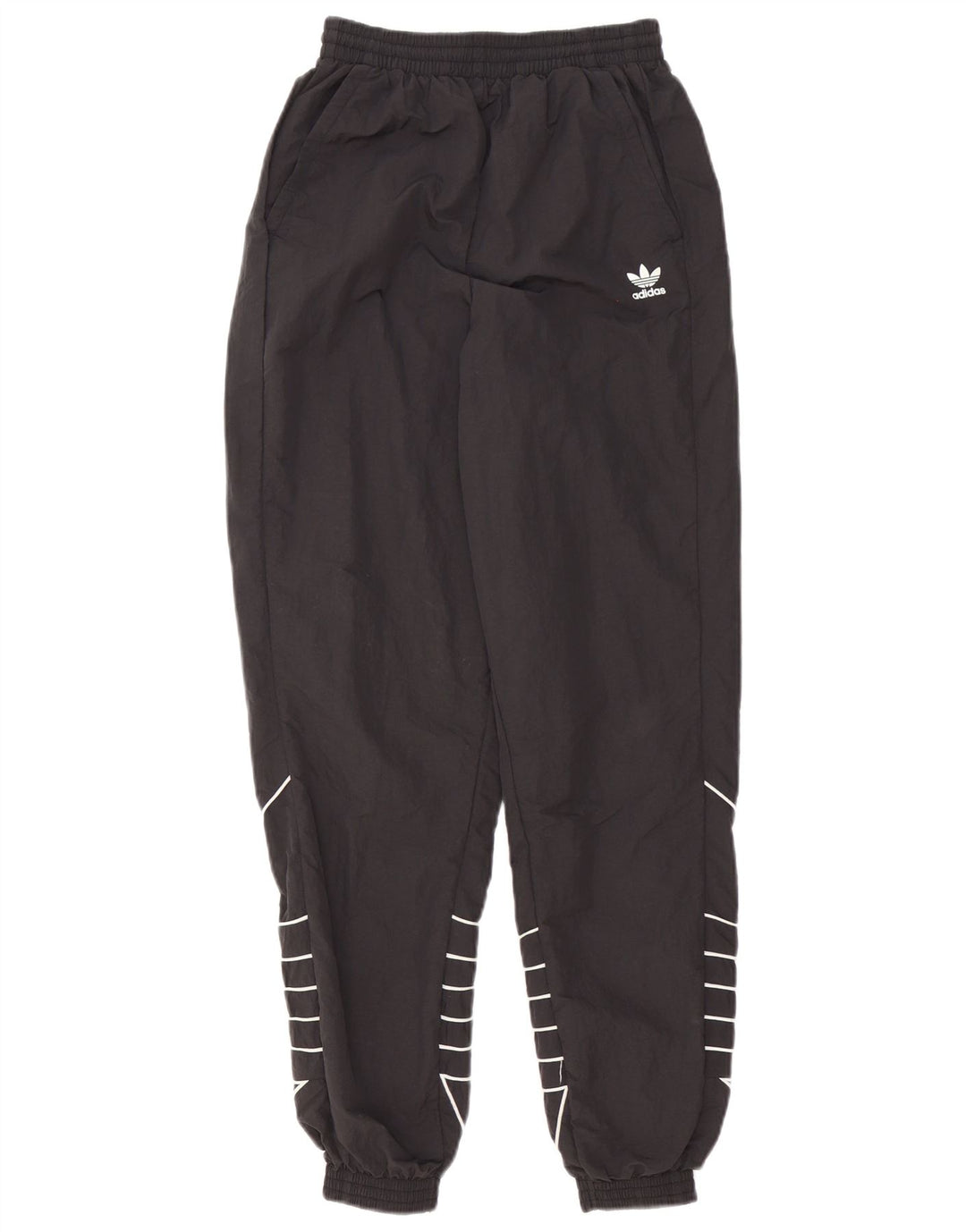 Adidas Pantaloni da tuta con grafica da donna Joggers UK 6 Small Poliestere nero