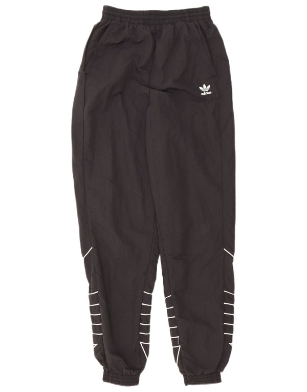 Adidas Pantaloni da tuta con grafica da donna Joggers UK 6 Small Poliestere nero