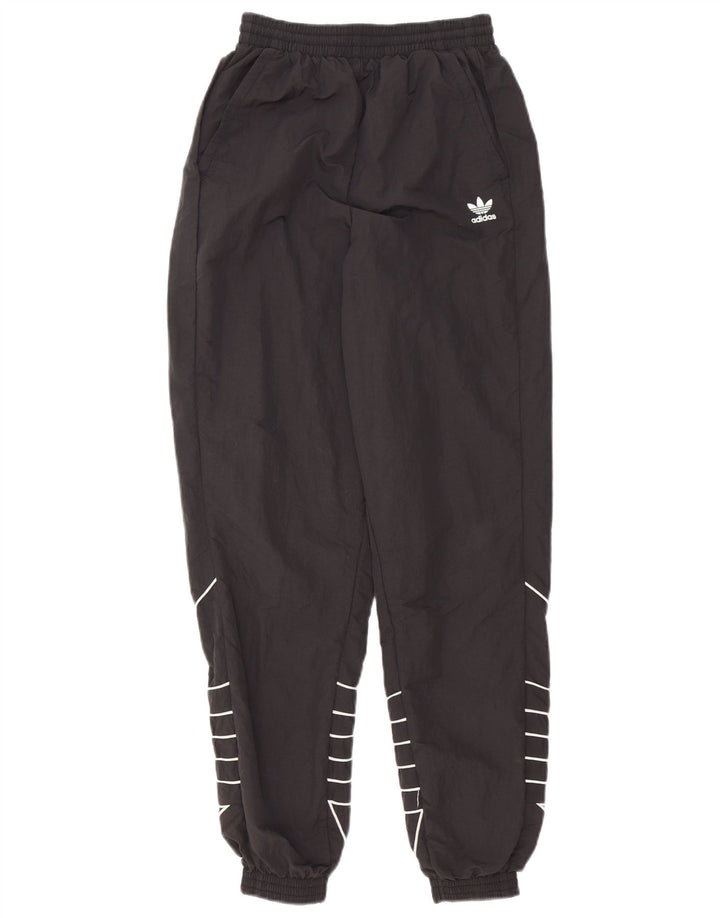 Adidas Pantaloni da tuta con grafica da donna Joggers UK 6 Small Poliestere nero