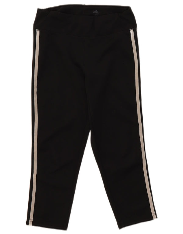 Leggings Adidas Aeroready Capri da donna UK 8/10 Small Poliestere nero