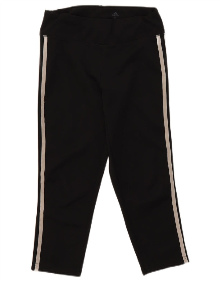 Leggings Adidas Aeroready Capri da donna UK 8/10 Small Poliestere nero
