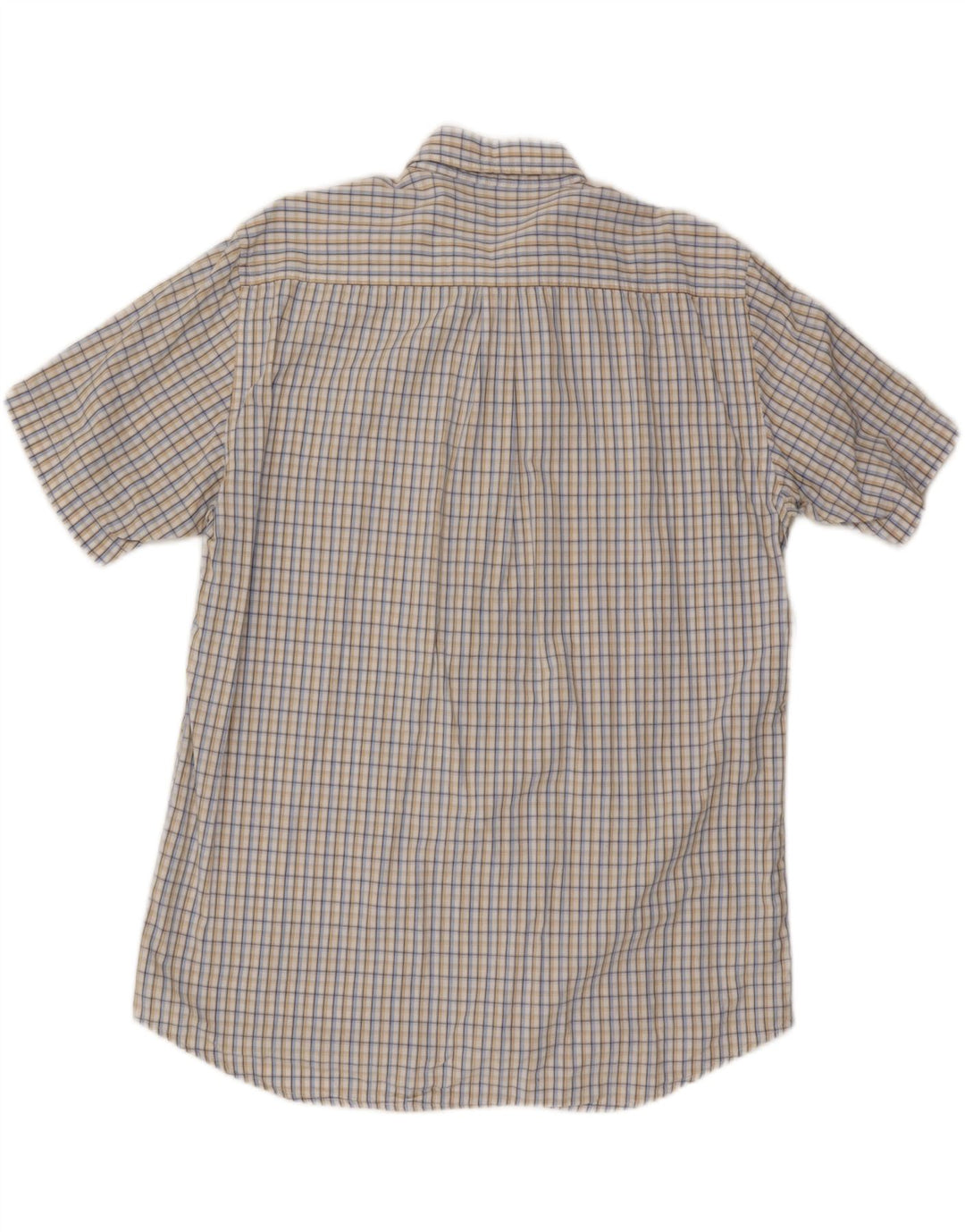 Camicia Kappa Uomo Manica Corta 3XL Cotone a quadri Multicolore