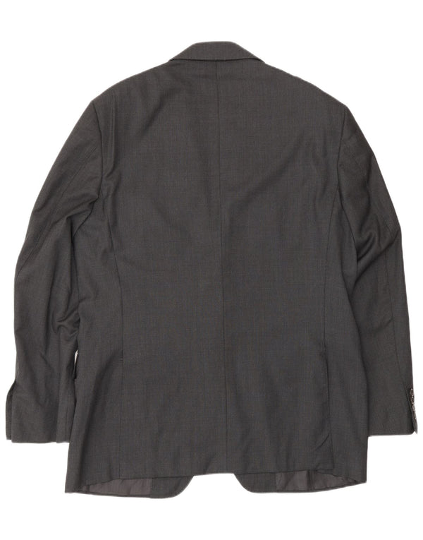 Giacca Blazer 2 Bottoni Uomo Canali IT 52 XL Lana Grigia