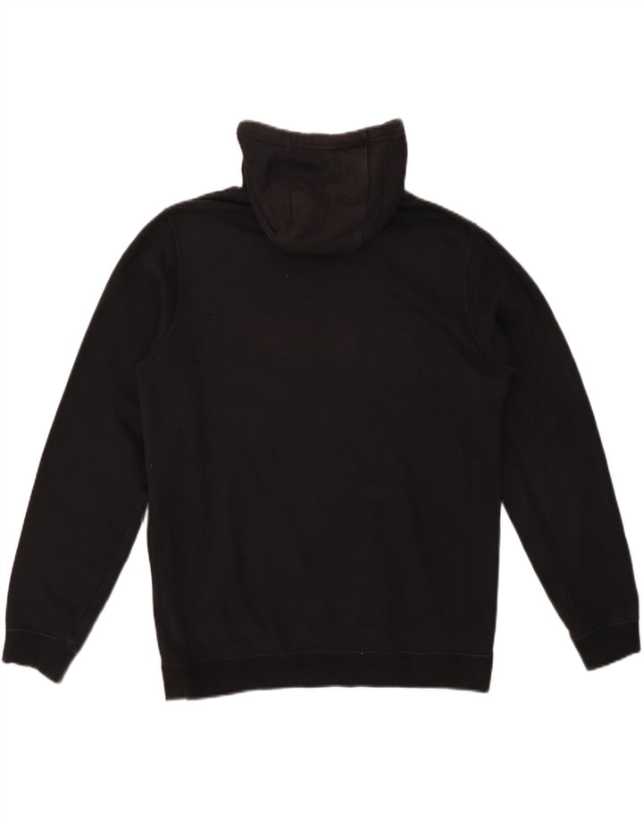 Felpa con cappuccio grafica Nike da uomo in cotone nero medio