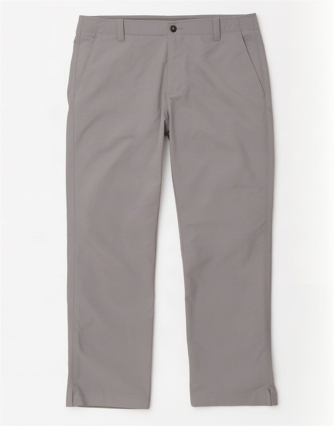 Pantaloni chino dritti da uomo Under Armour W38 L30 nylon grigio