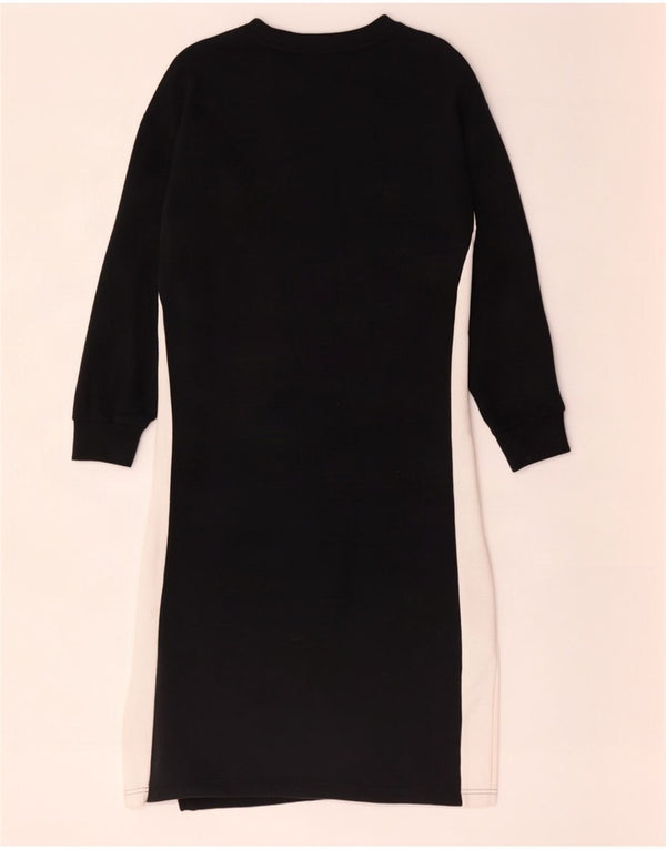 Abito maglione felpa oversize da donna Puma UK 10 Small Black Colourblock