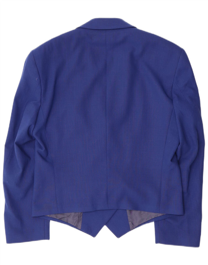 ERIC LASALLE Giacca blazer doppiopetto da donna IT 48 XL Blu