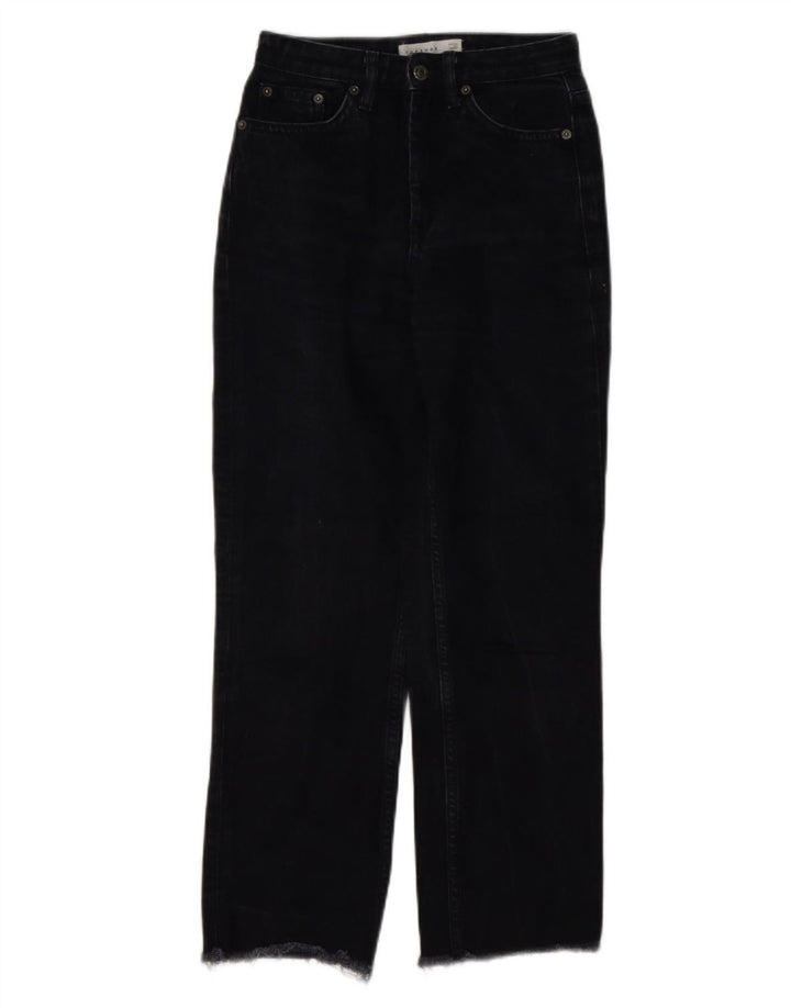 Jeans dritti da donna Topshop W25 L26 cotone nero