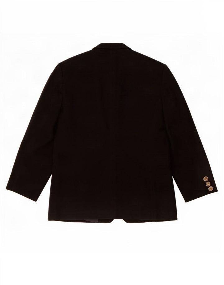 Giacca blazer a 3 bottoni da donna Burberrys UK 14 media nera
