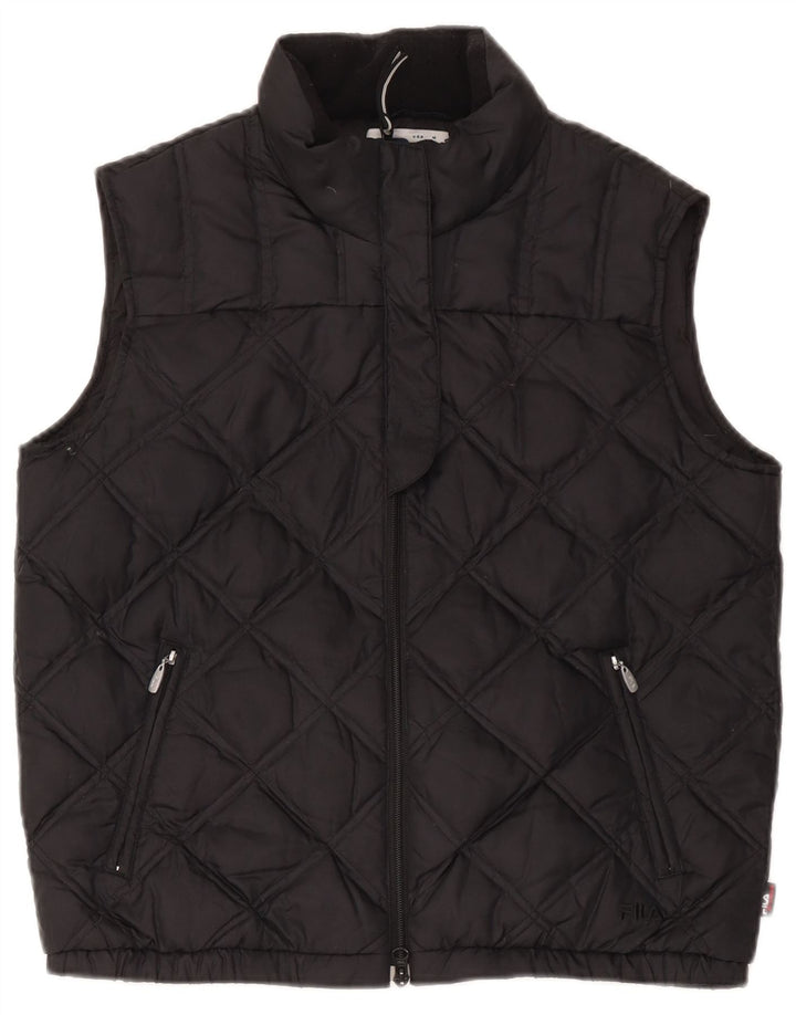 Gilet imbottito da donna Fila UK 14 medio nero poliestere