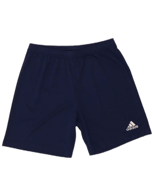 Pantaloncini sportivi Adidas Aeroready da uomo di grandi dimensioni in poliestere blu navy